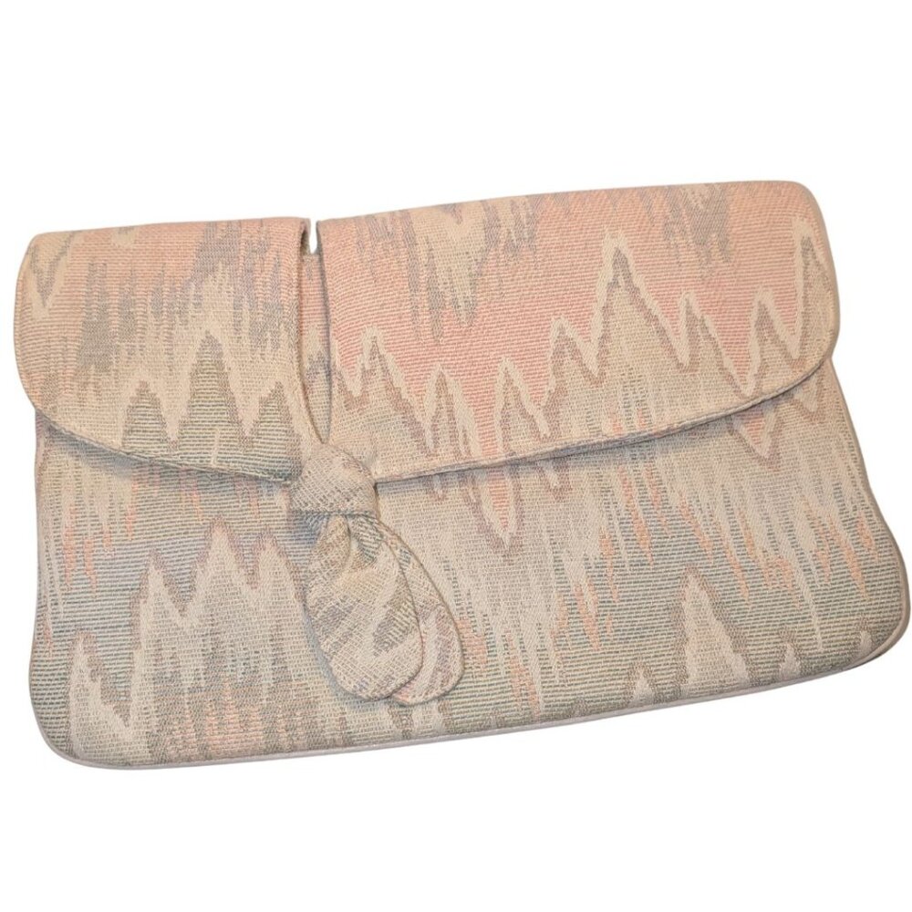 Evan Picone Woven Fabric Clutch – Vintage